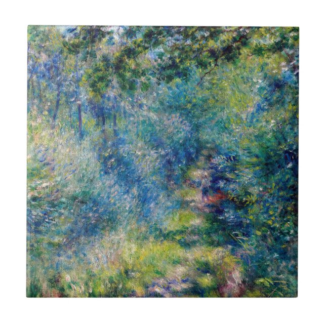 Pierre-Auguste Renoir - Path in the Forest Tile (Front)