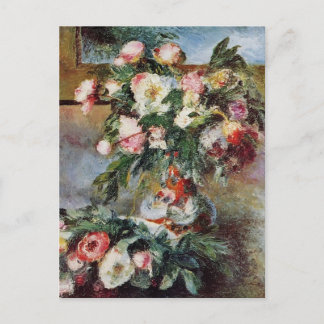 Pierre-Auguste Renoir- Peonies Postcard