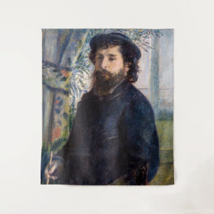 Pierre Auguste Renoir - Portrait of Claude Monet Tapestry