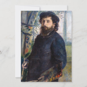 Pierre Auguste Renoir - Portrait of Claude Monet Thank You Card