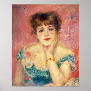 Pierre-Auguste Renoir Portrait of Jeanne Samary Poster