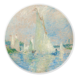 Pierre-Auguste Renoir - Regatta at Argenteuil Ceramic Knob