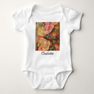 Pierre-Auguste Renoir - Roses Baby Bodysuit