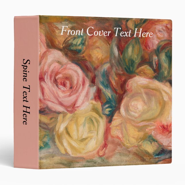 Pierre-Auguste Renoir - Roses Binder (Front/Spine)