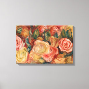 Pierre-Auguste Renoir - Roses Canvas Print