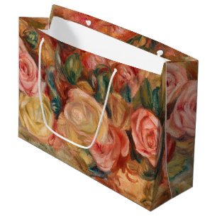 Pierre-Auguste Renoir - Roses Large Gift Bag