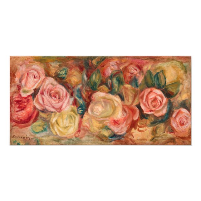 Pierre-Auguste Renoir - Roses Photo Print (Front)