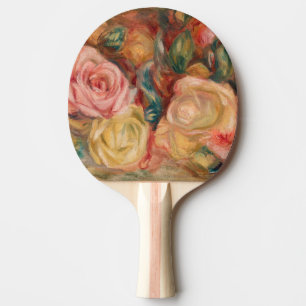 Pierre-Auguste Renoir - Roses Ping Pong Paddle