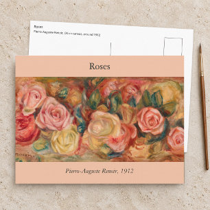 Pierre-Auguste Renoir - Roses Postcard