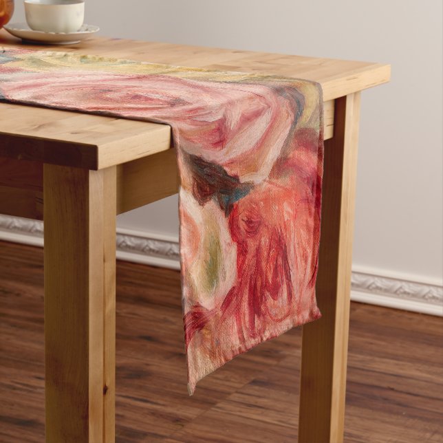 Pierre-Auguste Renoir - Roses Short Table Runner (In Situ)