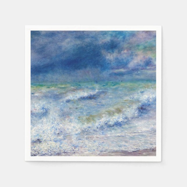 Pierre-Auguste Renoir - Seascape Napkin (Front)