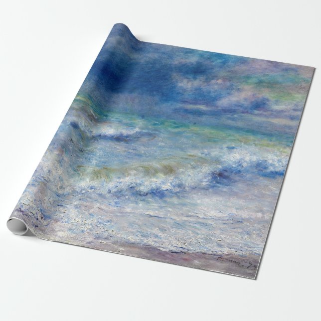 Pierre-Auguste Renoir - Seascape Wrapping Paper (Unrolled)