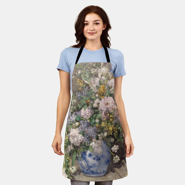 Pierre-Auguste Renoir Spring Bouquet     Apron (Worn)