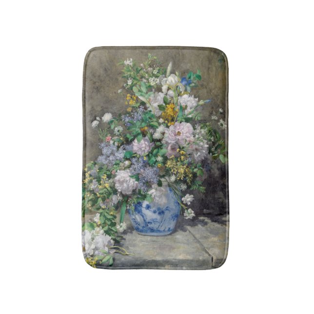 Pierre-Auguste Renoir - Spring Bouquet Bath Mat (Front Vertical)