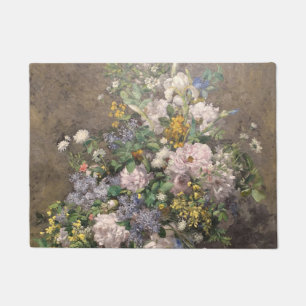 Pierre-Auguste Renoir Spring Bouquet     Doormat