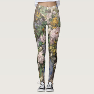 Pierre-Auguste Renoir Spring Bouquet     Leggings