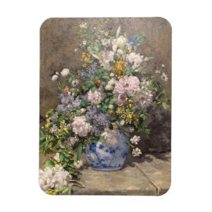Pierre-Auguste Renoir Spring Bouquet  Magnet