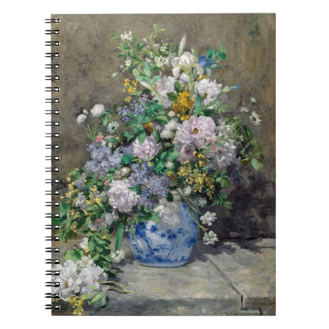 Pierre-Auguste Renoir - Spring Bouquet Notebook (Front)