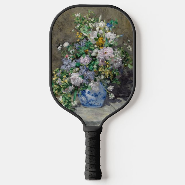 Pierre-Auguste Renoir - Spring Bouquet Pickleball Paddle (Front)