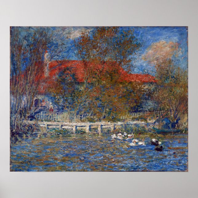 Pierre-Auguste Renoir The Duck Pond Poster (Front)