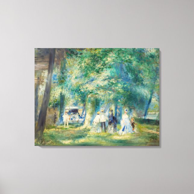 Pierre-Auguste Renoir - The Party at Saint-Cloud Canvas Print (Front)