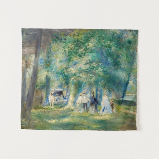 Pierre-Auguste Renoir - The Party at Saint-Cloud Tapestry (Front (Horizontal))