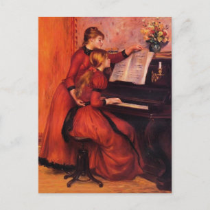 Pierre-Auguste Renoir- The Piano Lesson Postcard