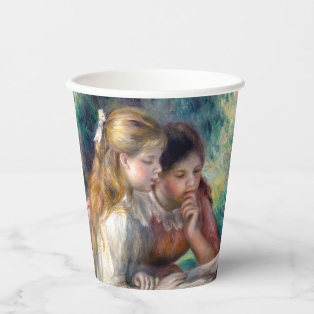 Pierre-Auguste Renoir - The Reading Paper Cups (Front)