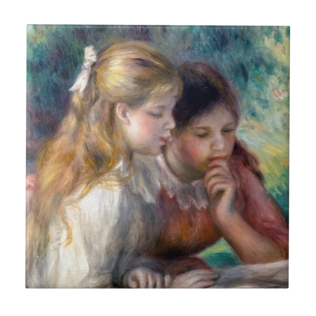 Pierre-Auguste Renoir - The Reading Tile (Front)
