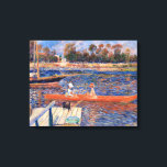 Pierre-Auguste Renoir - The Seine at Argenteuil Canvas Print<br><div class="desc">The Seine at Argenteuil (La Seine a Argenteuil) - Pierre-Auguste Renoir,  Oil on Canvas,  1888</div>