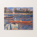 Pierre-Auguste Renoir - The Seine at Argenteuil Jigsaw Puzzle<br><div class="desc">The Seine at Argenteuil (La Seine a Argenteuil) - Pierre-Auguste Renoir,  Oil on Canvas,  1888</div>