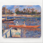 Pierre-Auguste Renoir - The Seine at Argenteuil Mouse Pad<br><div class="desc">The Seine at Argenteuil (La Seine a Argenteuil) - Pierre-Auguste Renoir,  Oil on Canvas,  1888</div>