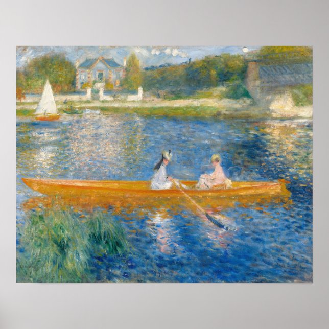 Pierre-Auguste Renoir - The Skiff Poster (Front)