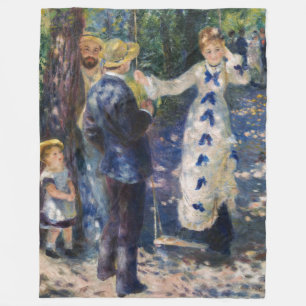 Pierre-Auguste Renoir - The Swing Fleece Blanket