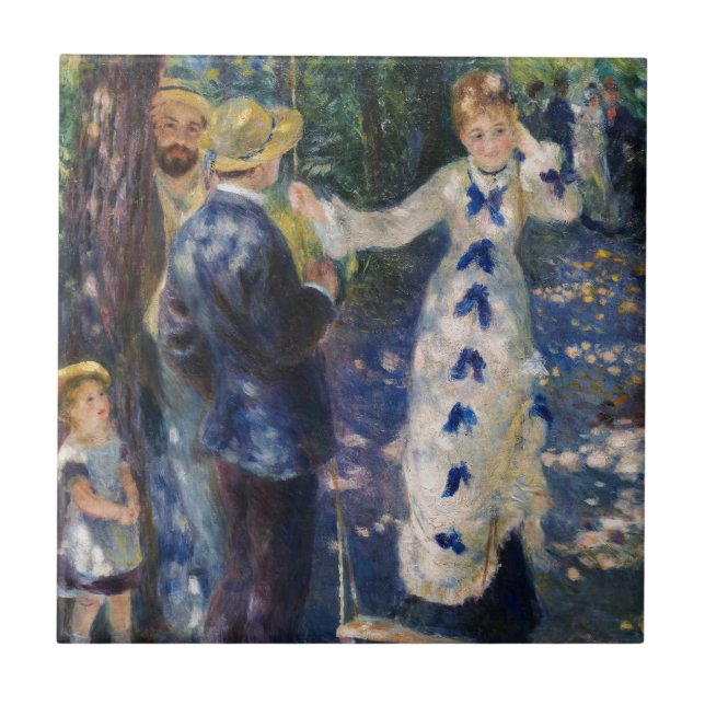 Pierre-Auguste Renoir - The Swing Tile (Front)