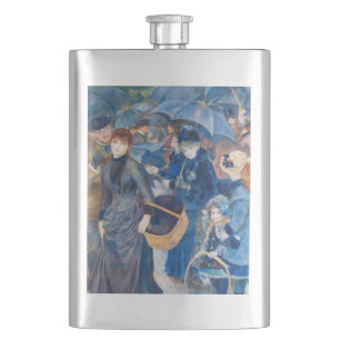 Pierre-Auguste Renoir - The Umbrellas Hip Flask
