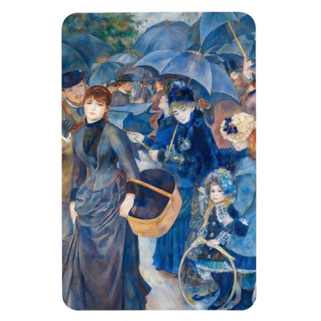 Pierre-Auguste Renoir - The Umbrellas Magnet (Vertical)