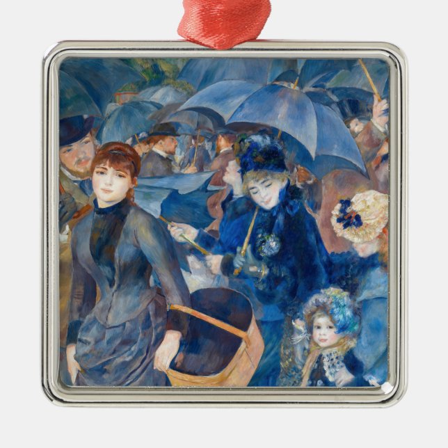 Pierre-Auguste Renoir - The Umbrellas Metal Ornament (Front)