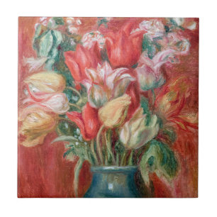 Pierre-Auguste Renoir - Tulip Bouquet Tile