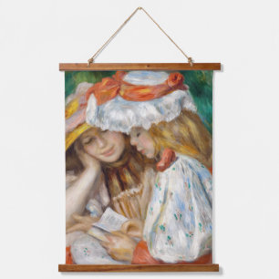 Pierre-Auguste Renoir - Two Girls Reading Hanging Tapestry