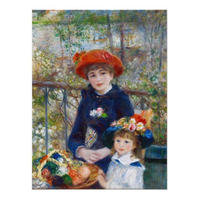 Pierre-Auguste Renoir Two sisters CC0524 Poster (Front)