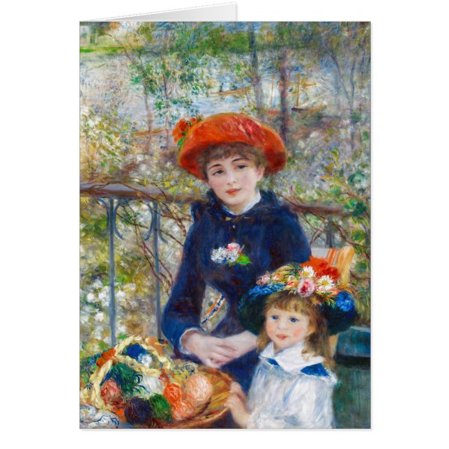 Pierre-Auguste Renoir Two sisters on terrace Note (Front)