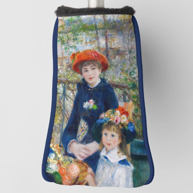 Pierre-Auguste Renoir - Two sisters on the Terrace Golf Head Cover (Rotate 90)