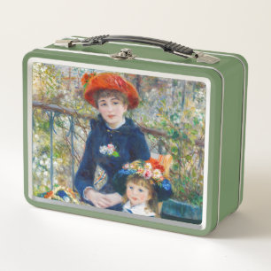 Pierre-Auguste Renoir - Two sisters on the Terrace Metal Lunch Box