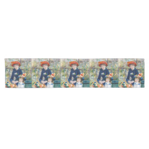 Pierre-Auguste Renoir - Two sisters on the Terrace Short Table Runner