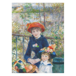 Pierre-Auguste Renoir - Two sisters on the Terrace Tablecloth