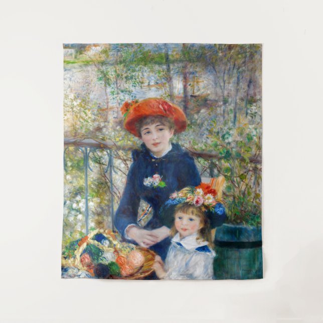 Pierre-Auguste Renoir - Two sisters on the Terrace Tapestry (Front)