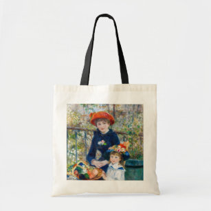 Pierre-Auguste Renoir - Two sisters on the Terrace Tote Bag