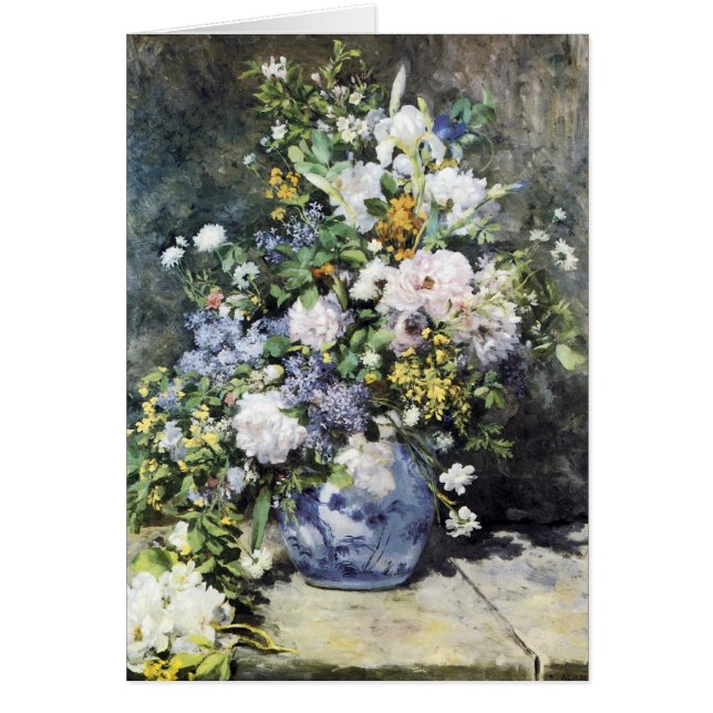 Pierre-Auguste Renoir  Vase of flowers (Front)