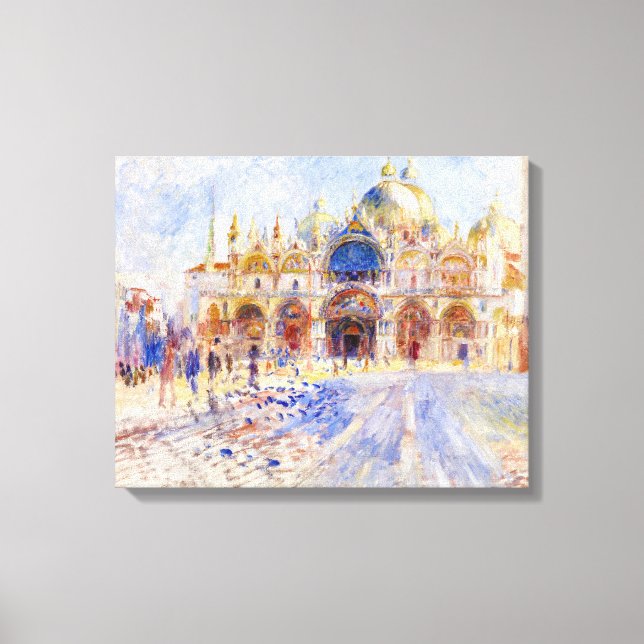 Pierre-Auguste Renoir - Venice, Piazza San Marco Canvas Print (Front)